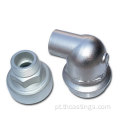 Peça de torneamento CNC em aço inoxidável / latão / alumínio / titânio